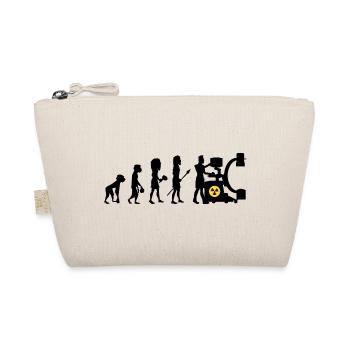 Humor Manip Block Radio for Men Radiology - Organic Pouch - nature - Front