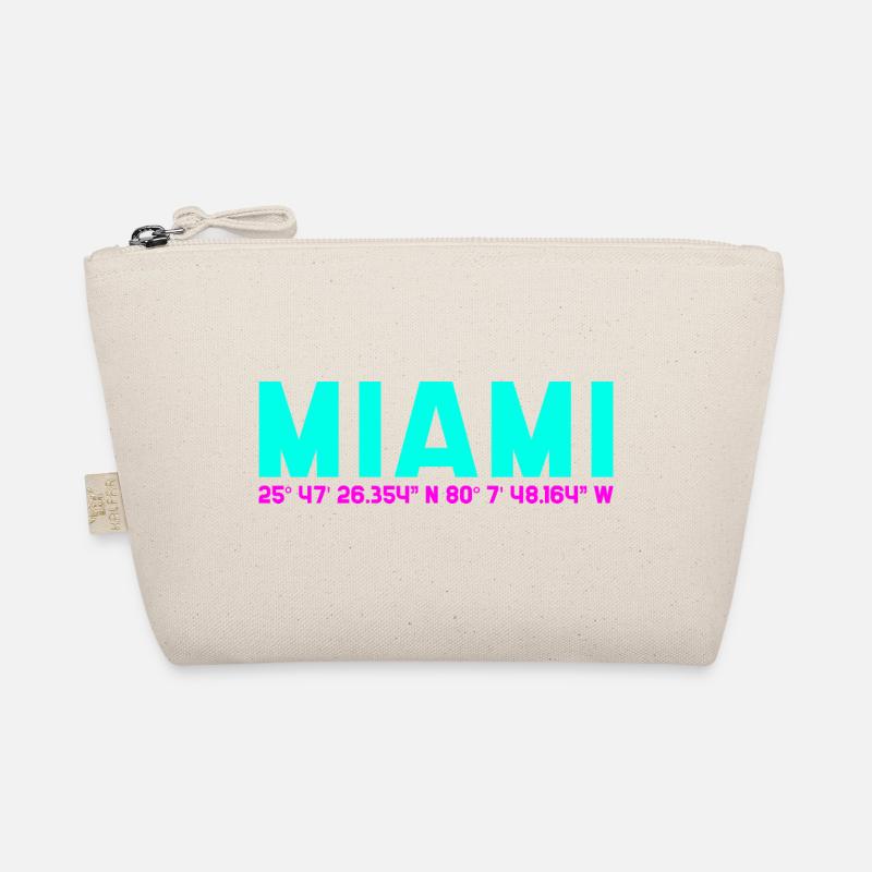 Miami Neon Coordinates Bio-Täschchen