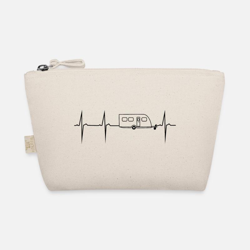 my heart beats for caravans Organic Pouch