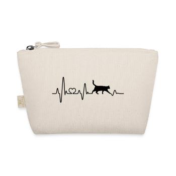 Cat Heartbeat ECG Amoureux des chats Amoureux des chats - Trousse biologique - nature - Devant