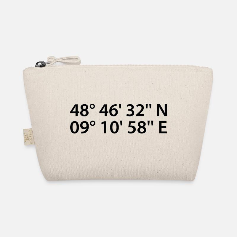 Stuttgart coordinates Organic Pouch