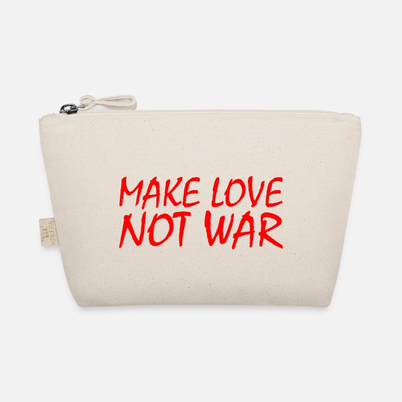 Make love not war Bio-Täschchen