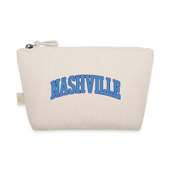 Nashville Varsity Lettering - Organic Pouch - nature - Front