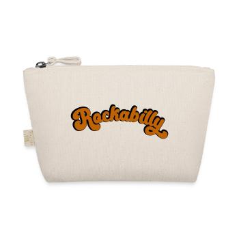 Rockabilly Retro Design in Vintage Art - Bio-Täschchen - Natur - Vorne