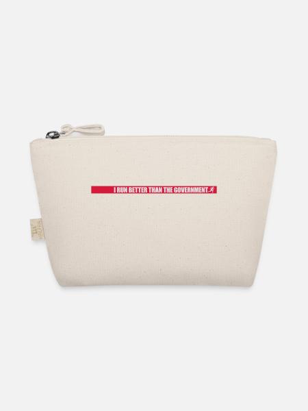 run better than government - Organic Pouch - nature - Front