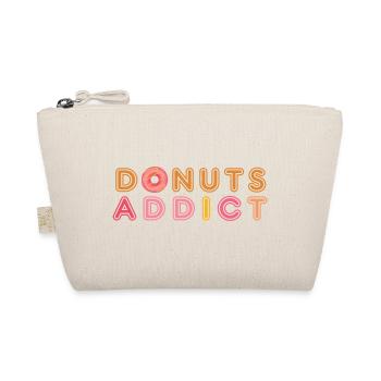 Donuts addict pink caramel - Organic Pouch - nature - Front