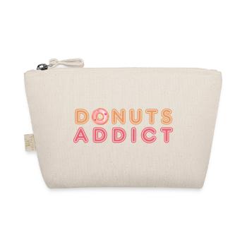 Donuts addict pink love - Trousse biologique - nature - Devant