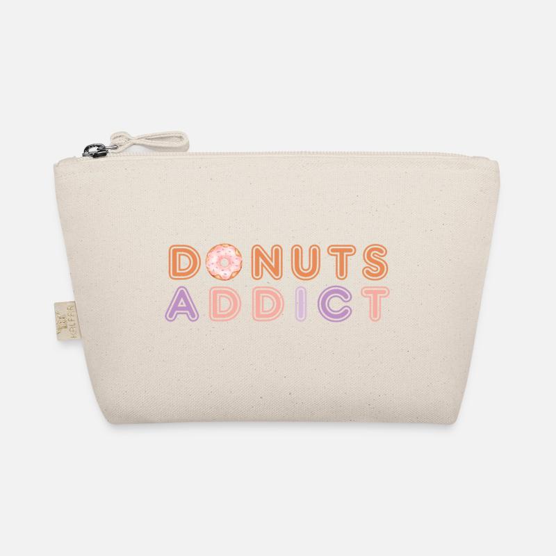 Donuts addict light pink Organic Pouch