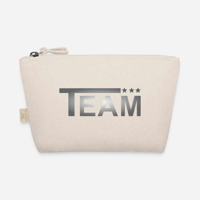 Team Stars Grau Bio-Täschchen