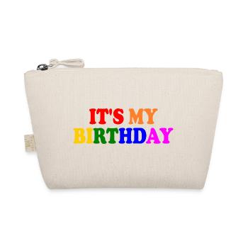 It's my birthday - Organic Pouch - nature - Front