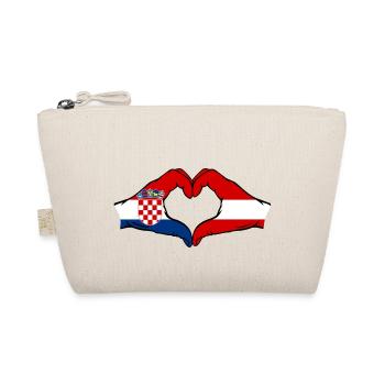 Croatie Autriche forme de coeur avec les mains - Trousse biologique - nature - Devant