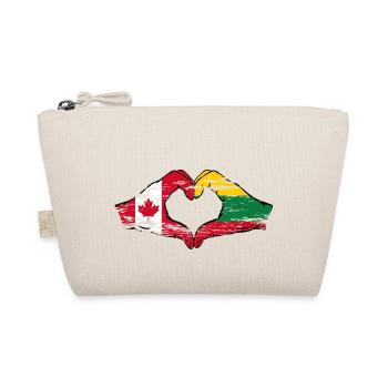 Canada Lituanie forme de coeur avec des mains utilisées - Trousse biologique - nature - Devant
