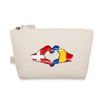 Danemark Roumanie forme de coeur avec des mains utilisées - Trousse biologique - nature - Devant