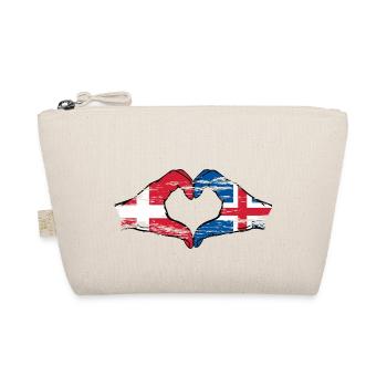 Danemark Islande forme de coeur avec des mains utilisées - Trousse biologique - nature - Devant