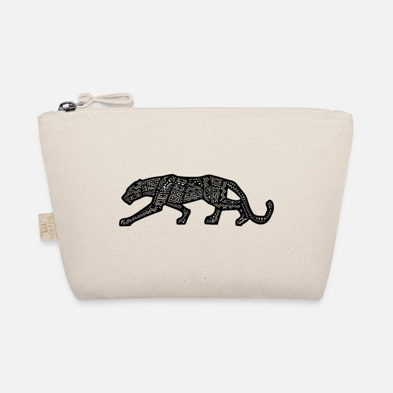 Panther Inca Design - Bio-Täschchen - Natur