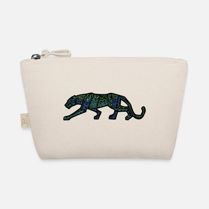Panther Inca Design Organic Pouch
