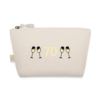 70e anniversaire 70e anniversaire 70 numéro 70 blanc - Trousse biologique - nature - Devant