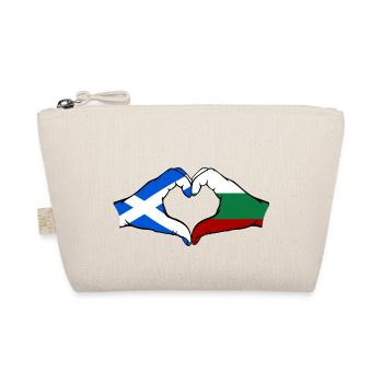 Ecosse Bulgarie Drapeau Mains Coeur En Forme - Trousse biologique - nature - Devant
