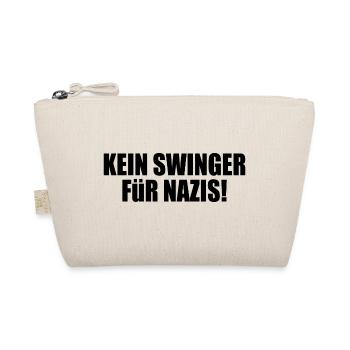 No swinger for nazis - Organic Pouch - nature - Front