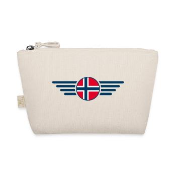I Love Norway, Elegance Style Design T-Shirt - Organic Pouch - nature - Front