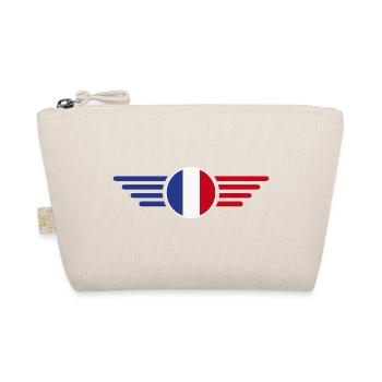 I Love France Elegance Style Design T-Shirt - Organic Pouch - nature - Front