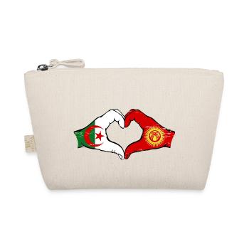 Algérie Kirghizistan Mains Forme Coeur Utilisé - Trousse biologique - nature - Devant