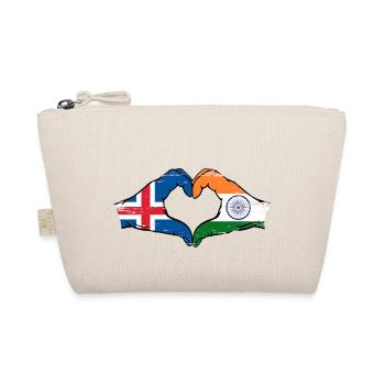 Iceland India hands heart shape used - Organic Pouch - nature - Front