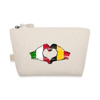 Italie Belgique mains forme coeur utilisé - Trousse biologique - nature - Devant