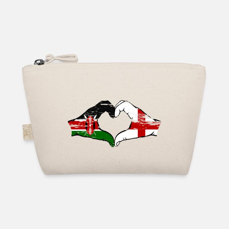 Kenya Angleterre mains forme de coeur utilisé Trousse biologique