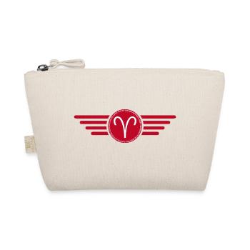Signe du zodiaque Bélier, design exclusif de t-shirt - Trousse biologique - nature - Devant