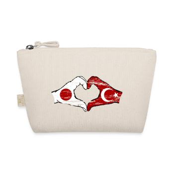 Japon Türkiye mains forme de coeur utilisé - Trousse biologique - nature - Devant