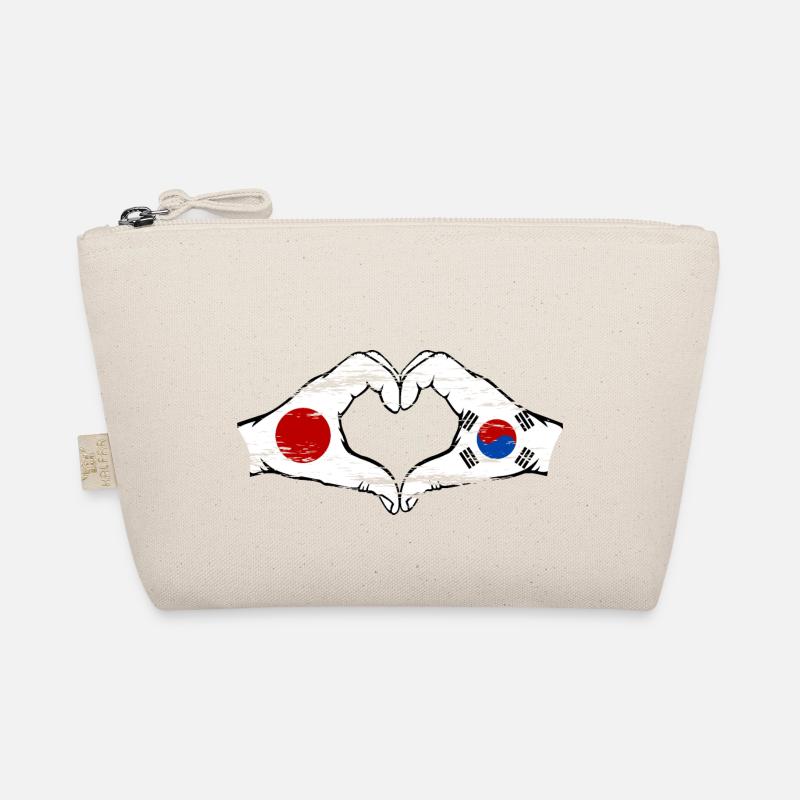 Japon Corée du Sud Mains Coeur Forme Utilisé Trousse biologique