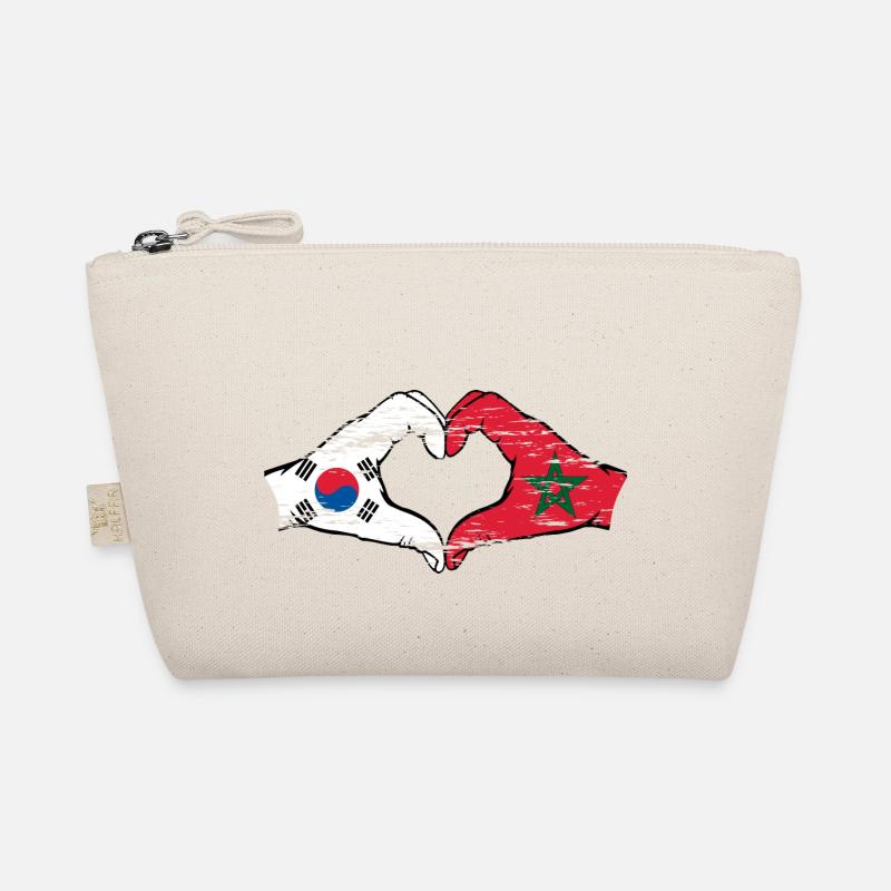 Corée du Sud Maroc mains forme de coeur utilisé Trousse biologique