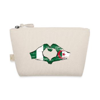 Nigeria Algérie drapeau forme de coeur utilisé - Trousse biologique - nature - Devant