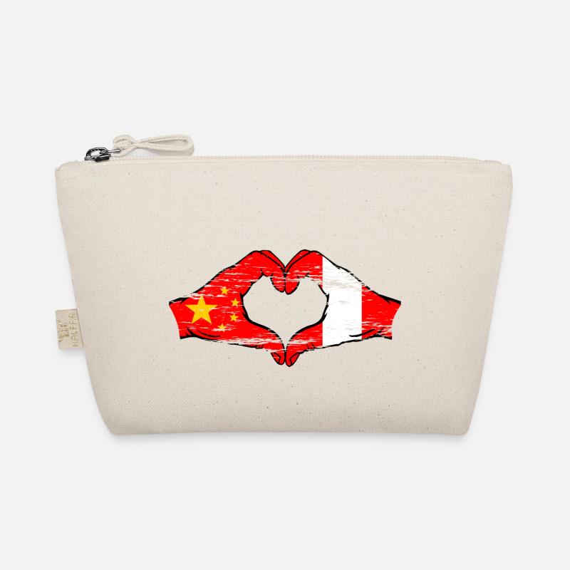 Chine Drapeau Pérou forme de coeur utilisé Trousse biologique