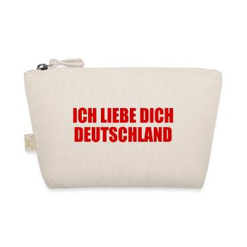 Ich liebe dich deutschland - Bio-Täschchen - Natur - Vorne