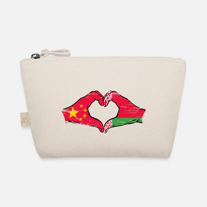 Chine Biélorussie drapeau mains forme de coeur utilisé Trousse biologique