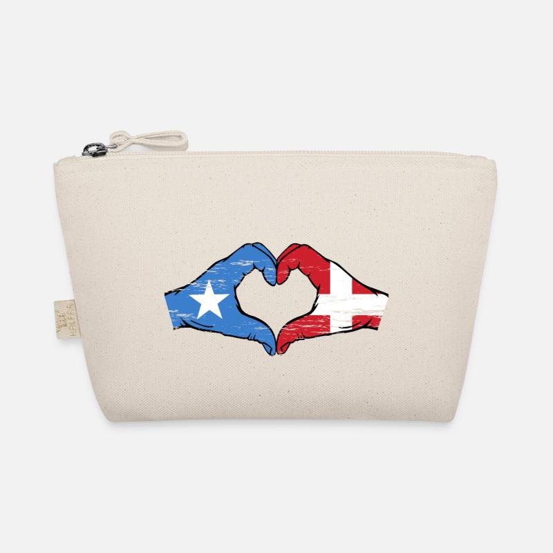 Somalie Danemark drapeau mains forme de coeur utilisé Trousse biologique