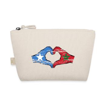 Somalie Maroc Drapeau Mains Coeur Forme Utilisé - Trousse biologique - nature - Devant
