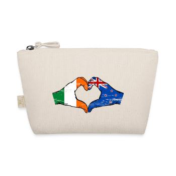 Irlande Nouvelle-Zélande drapeau mains forme coeur utilisé - Trousse biologique - nature - Devant