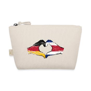 Allemagne Costa Rica drapeau mains forme de coeur utilisé - Trousse biologique - nature - Devant