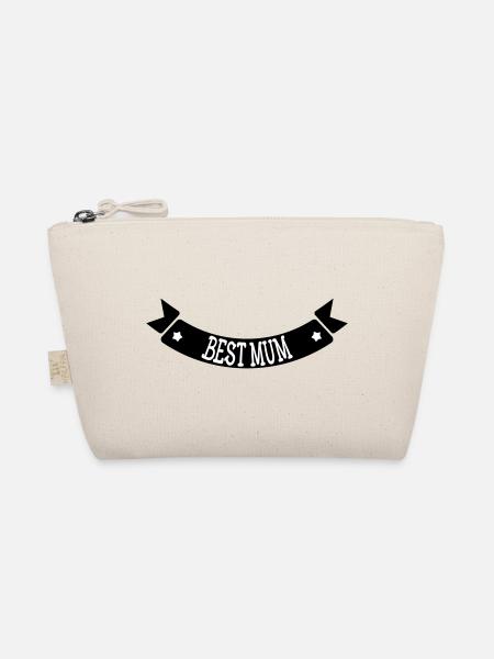 Best Mom - Mother's Day - Organic Pouch - nature - Front