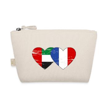 United Arab Emirates France Flag - Organic Pouch - nature - Front