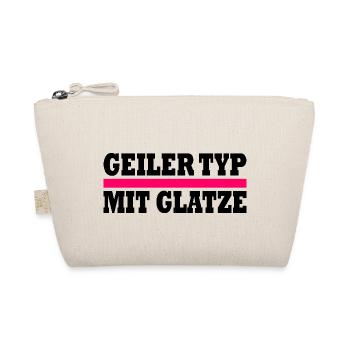 geiler typ mit glatze - Bio-Täschchen - Natur - Vorne