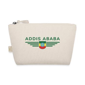 Addis Ababa T-Shirt – Capital City Style - Organic Pouch - nature - Front