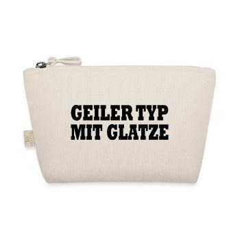 geiler typ mit glatze - Bio-Täschchen - Natur - Vorne