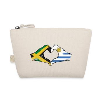 Jamaïque Uruguay Mains Forme de Coeur Utilisé - Trousse biologique - nature - Devant