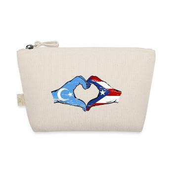 Ouïghour Porto Rico mains forme de coeur utilisé - Trousse biologique - nature - Devant