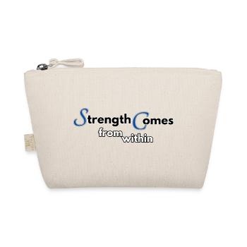 Strength comes from within - Organic Pouch - nature - Front