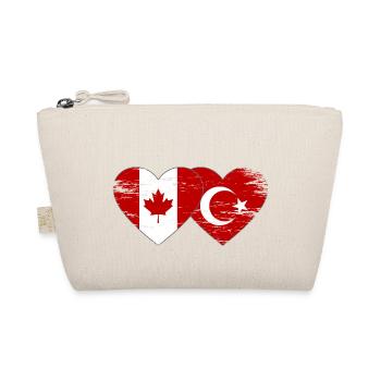 Canada Dinde Drapeau Coeur Utilisé - Trousse biologique - nature - Devant
